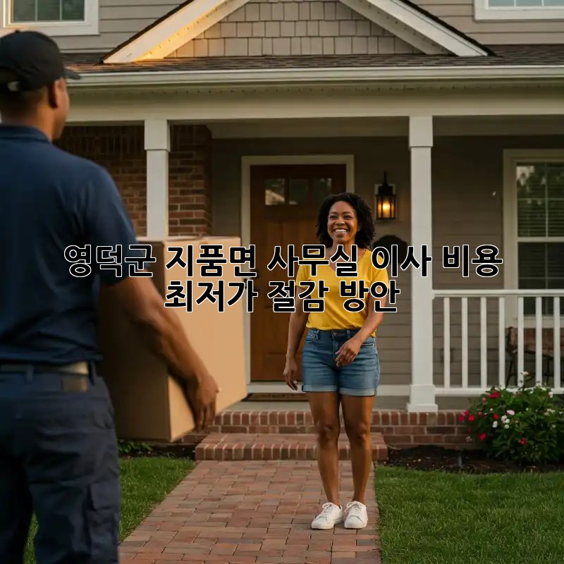영덕군 지품면 사무실 이사 비용 최저가 절감 방안! 🤫