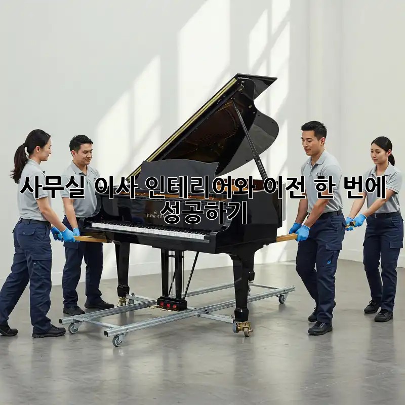 사무실 이사? 인테리어와 이전, 한 번에 성공하기!