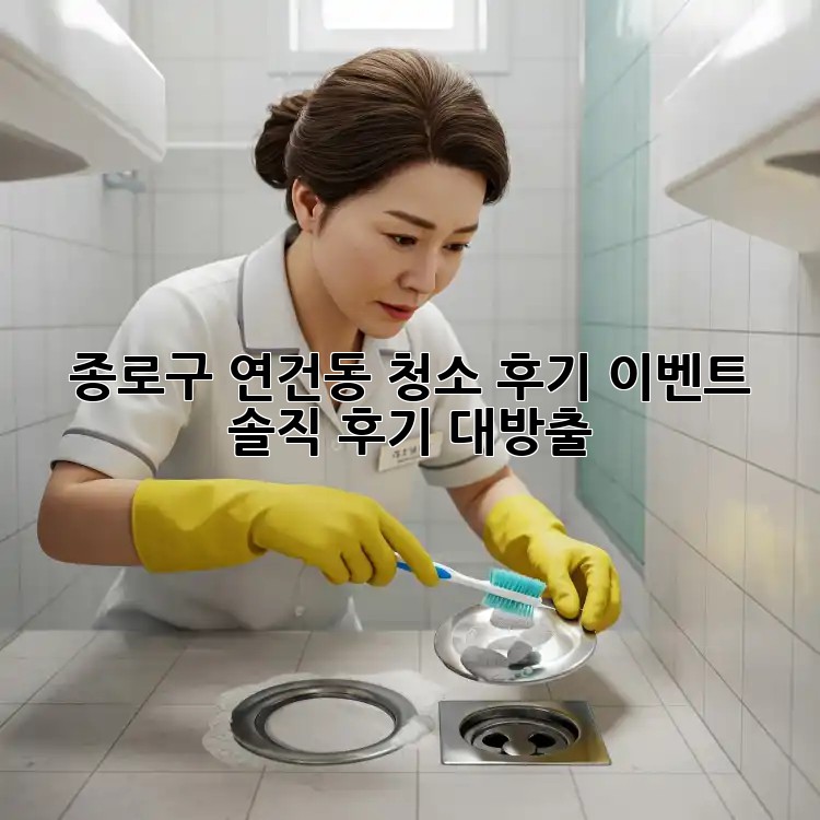 종로구 연건동 청소 후기 이벤트: 솔직 후기 대방출!