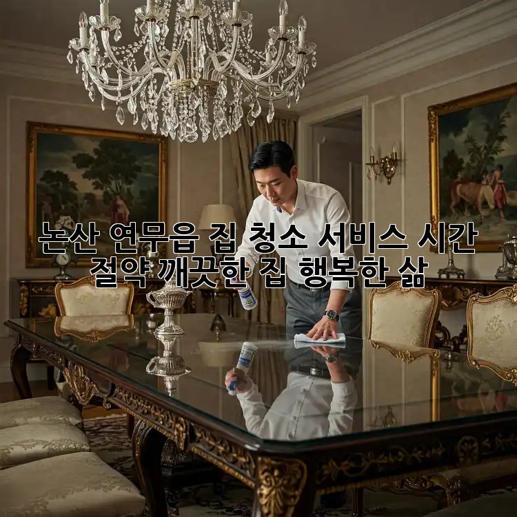 논산 연무읍 집 청소 서비스: 시간 절약, 깨끗한 집, 행복한 삶!