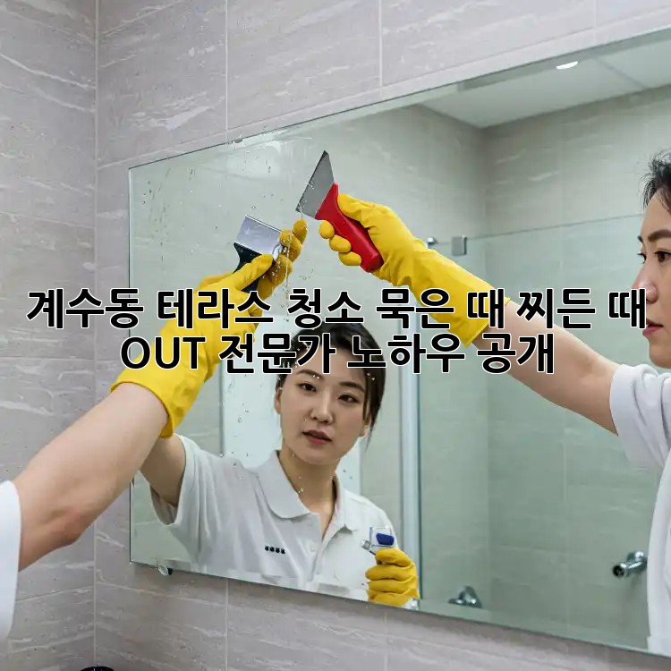 계수동 테라스 청소✨ 묵은 때, 찌든 때 OUT! 전문가 노하우 공개