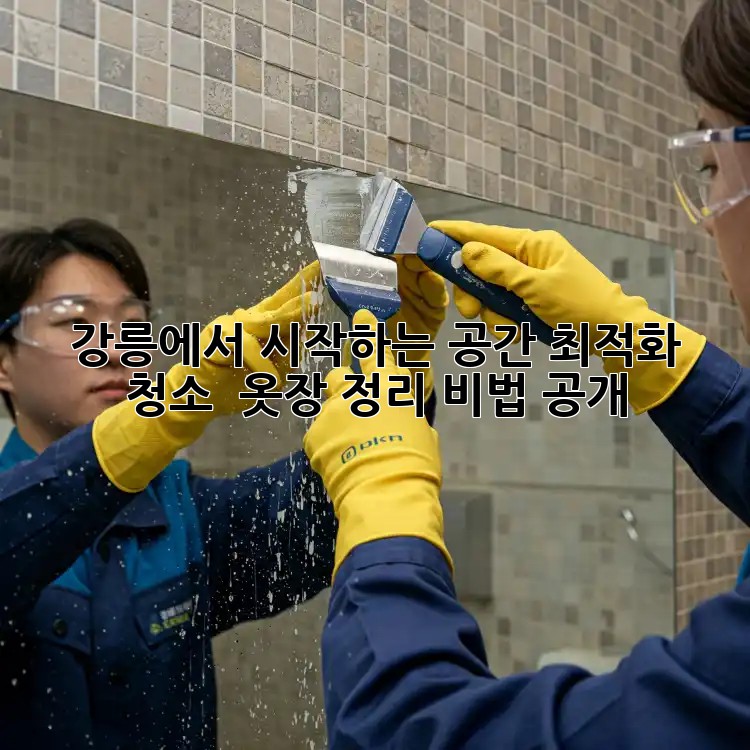강릉에서 시작하는 공간 최적화 청소 ✨ 옷장 정리 비법 공개!