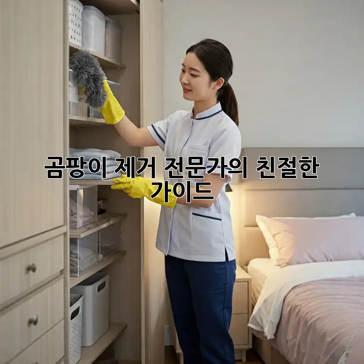 곰팡이 제거 전문가의 친절한 가이드