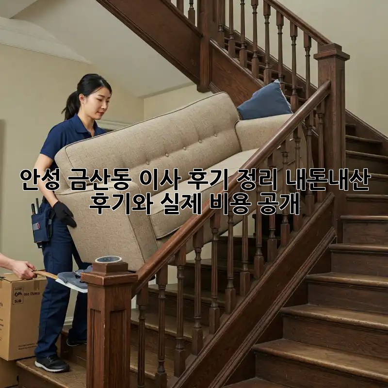 안성 금산동 이사 후기 정리: 내돈내산 후기와 실제 비용 공개!